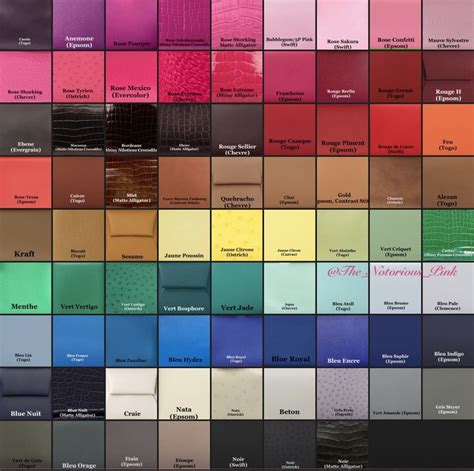 hermes permanent colors|hermès color chart 2022.